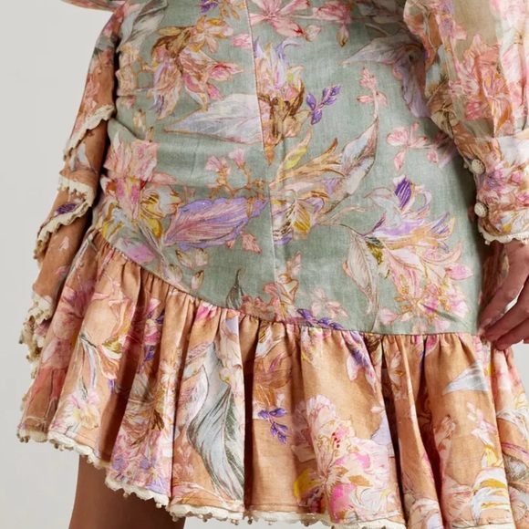 Floral Ruffle Skirt - Picture 2 of 7